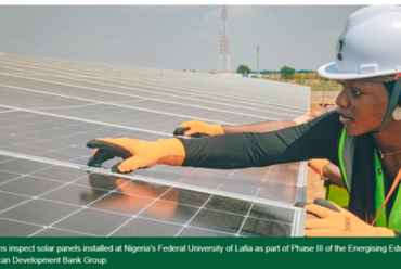 African Development Bank Powers Nigerian Universities with Solar Energy